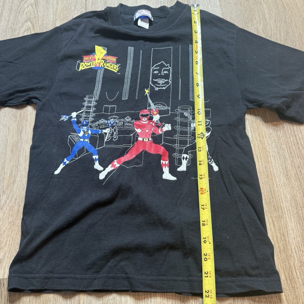 Vintage Mighty Morphin Power Rangers 90s Graphic T Shirt Youth XL Made In‎ USA - Picture 5 of 8